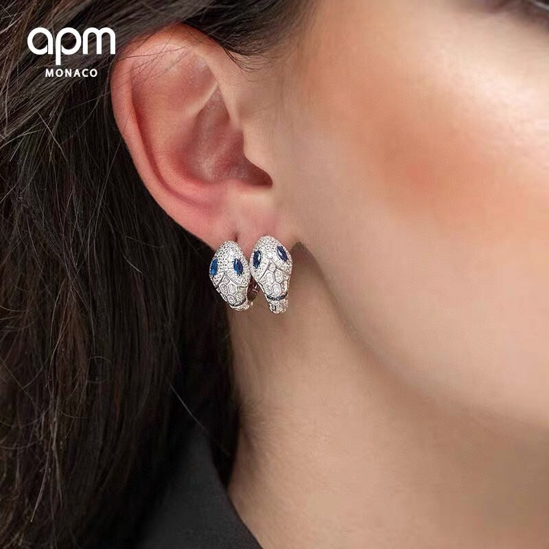 APM Monaco Serpent Earrings