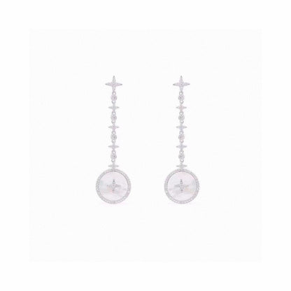 APM Monaco White Pearl Earrings