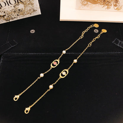 Dior Brass Pearl Bracelet