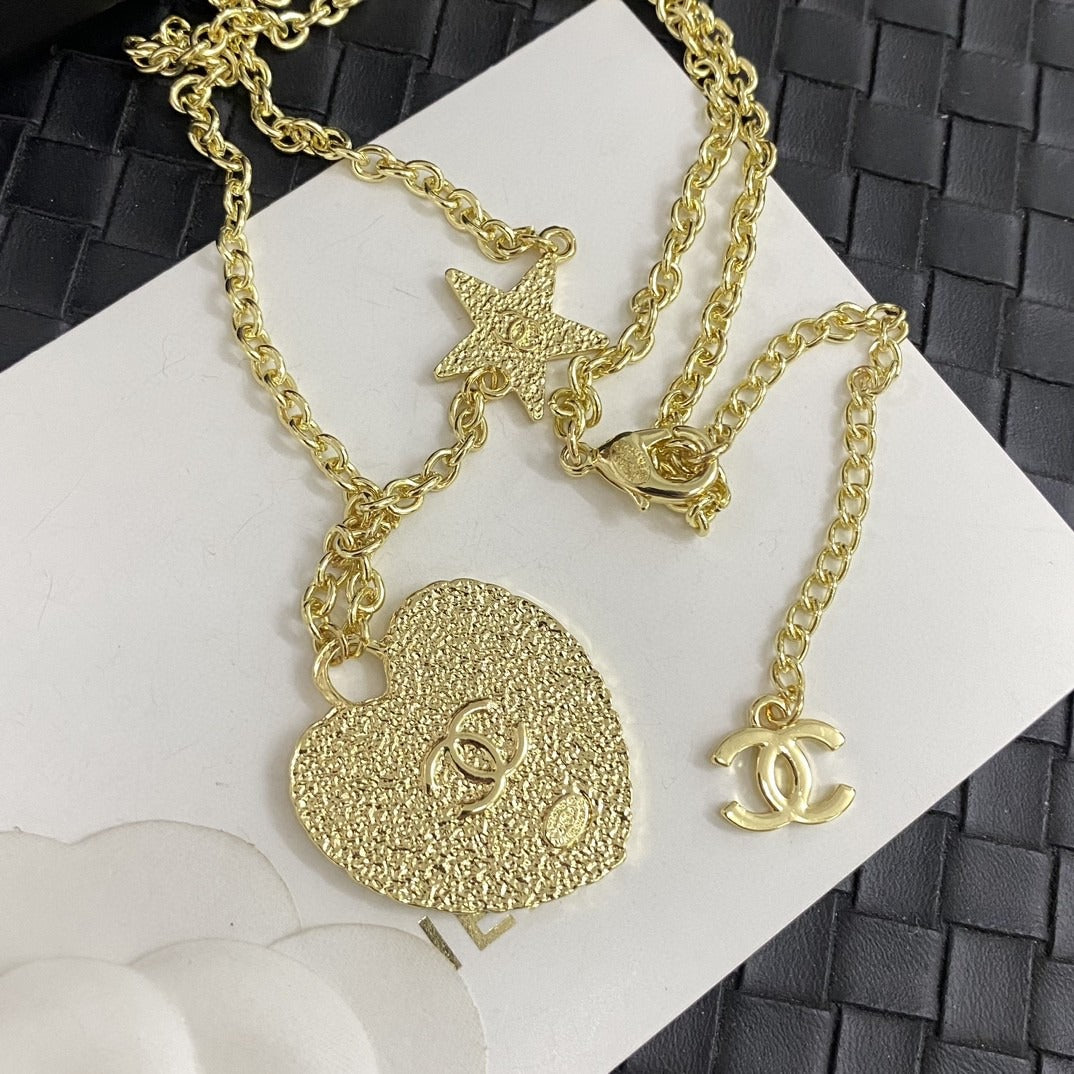 Chanel Logo Necklace