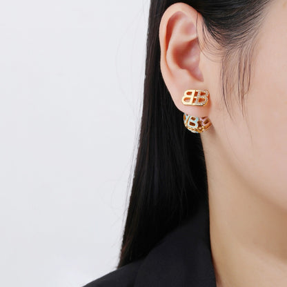 Balenciaga Brass Earrings