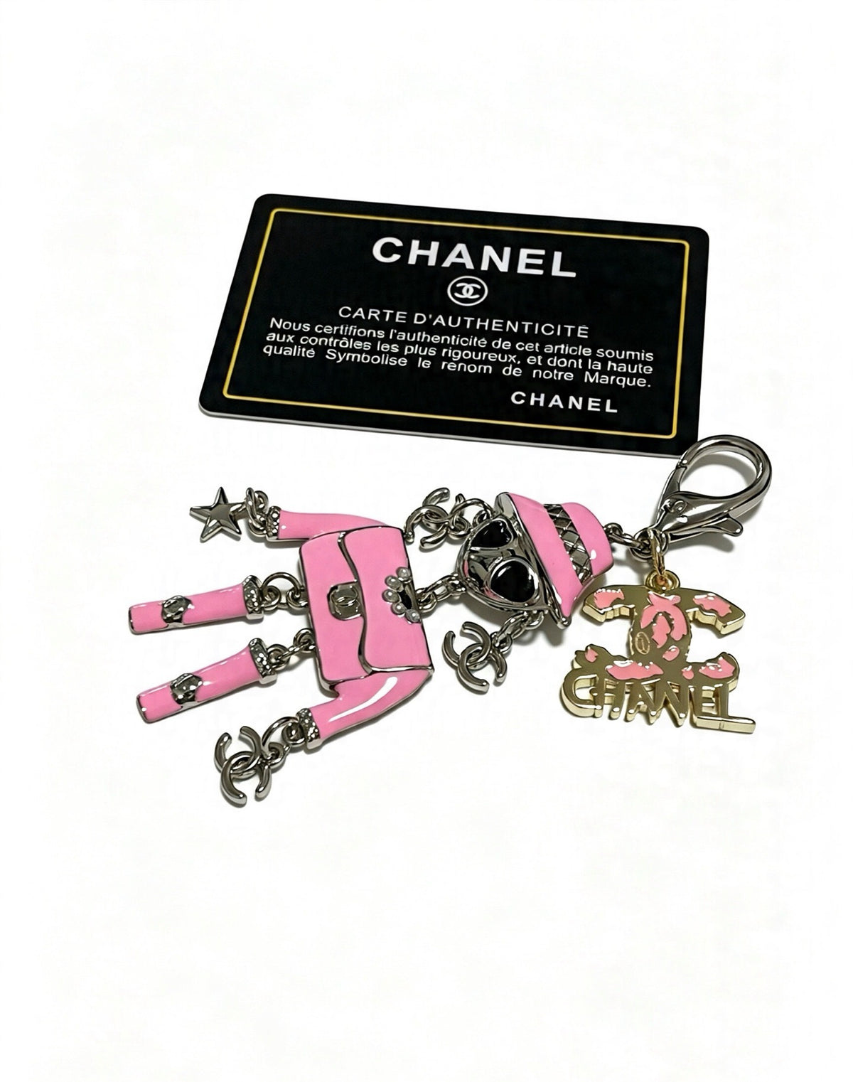 Chanel Vintage-Finish Keychain