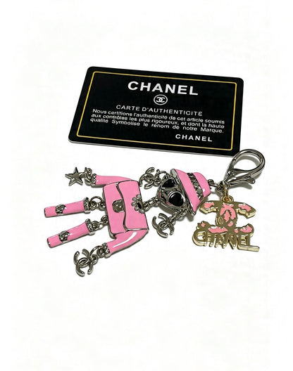 Chanel Vintage-Finish Keychain