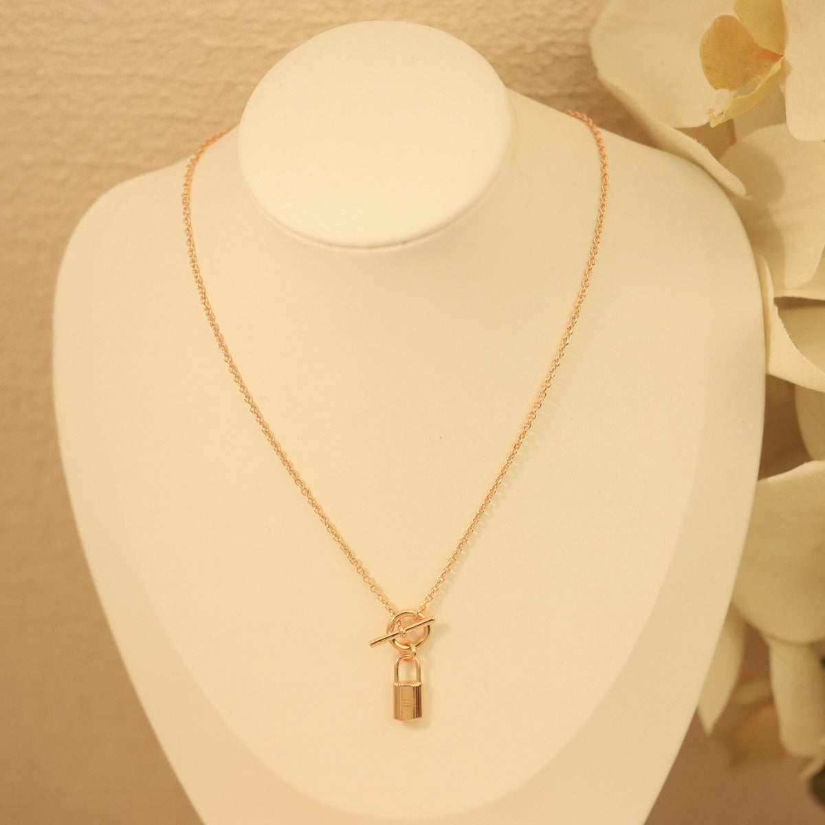 Hermes Lock Necklace