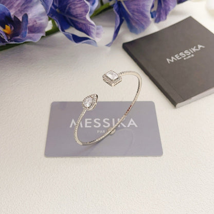 Messika Silver Brass Pave Bracelet