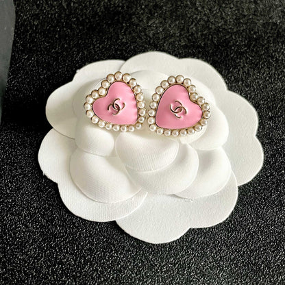 Chanel Heart Earrings