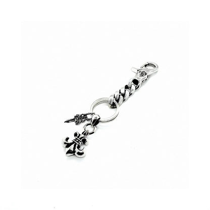 Chrome Hearts Sterling Silver Keychain