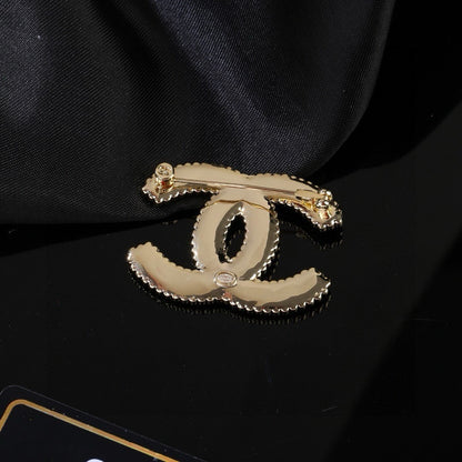 Chanel Lambskin Leather Brooch
