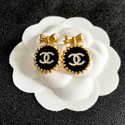 Chanel Bow Earrings