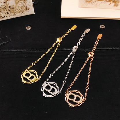Dior Brass Round Bracelet