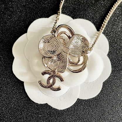 Chanel Logo Necklace