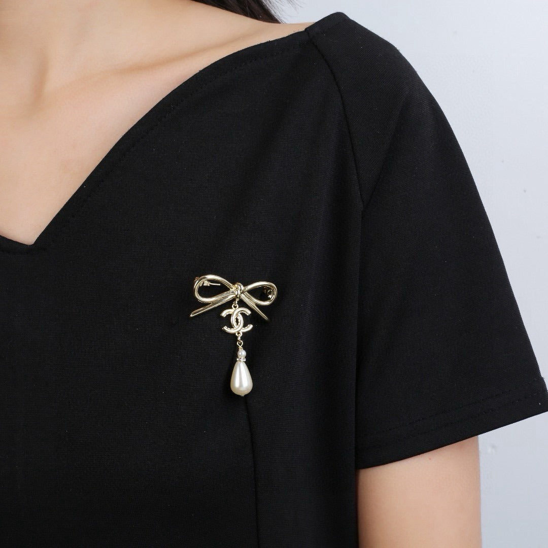 Chanel Bow Brooch