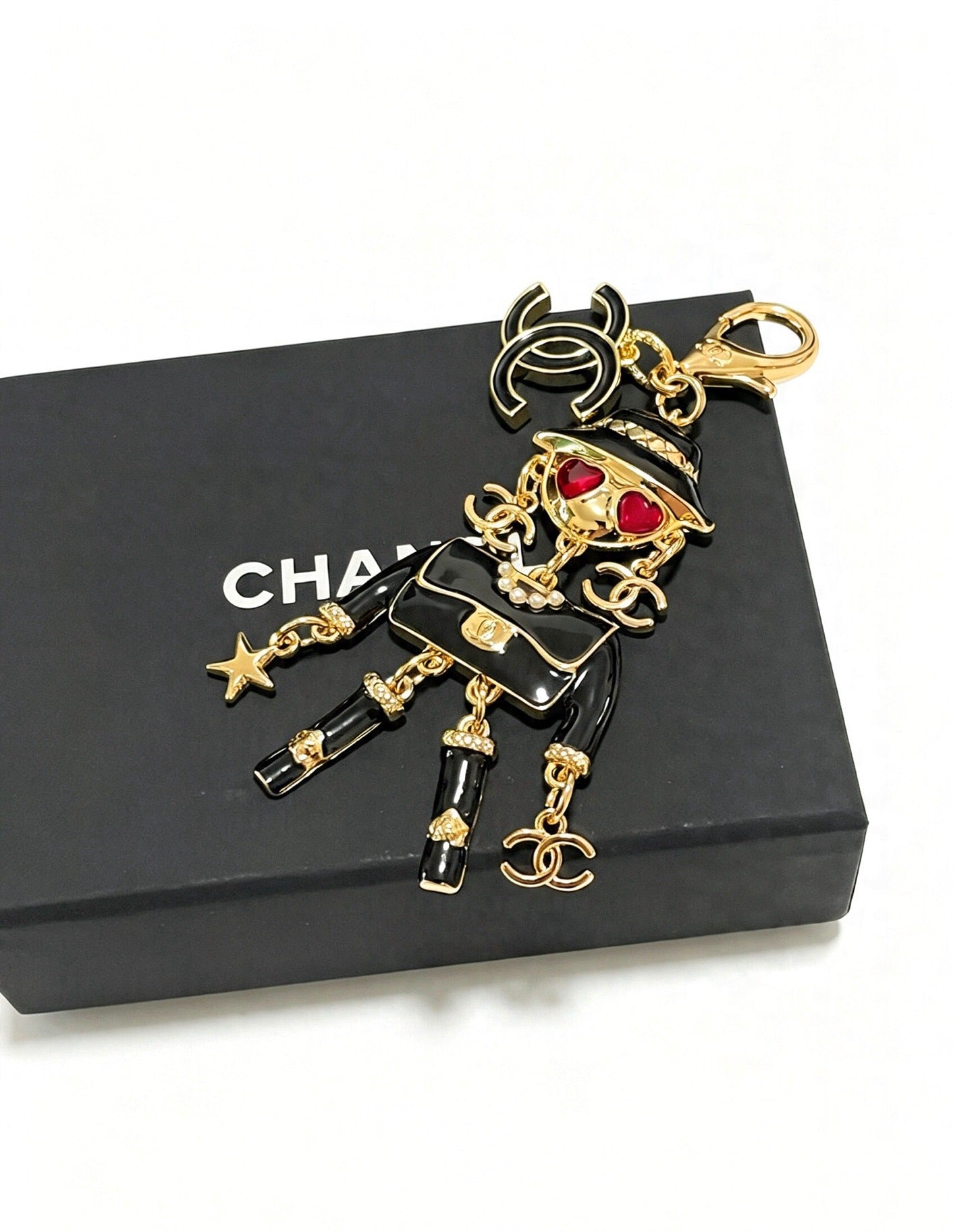 Chanel Vintage-Finish Keychain