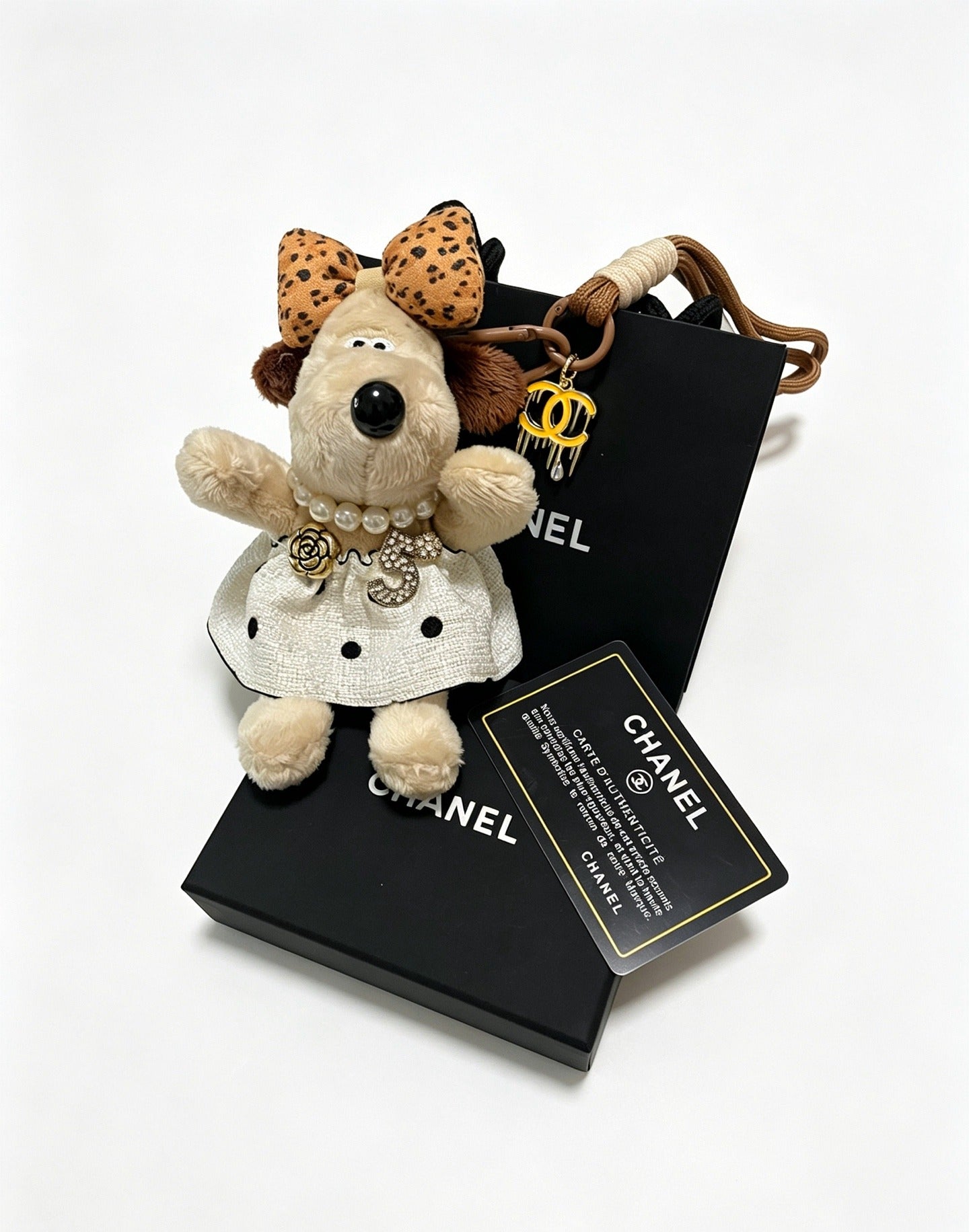 Chanel Vintage-Finish Keychain