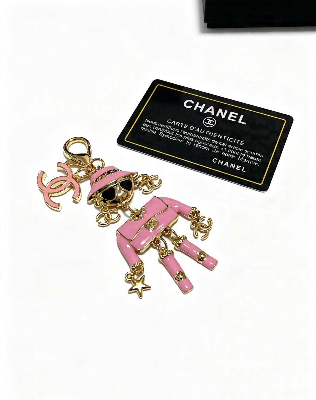 Chanel Vintage-Finish Keychain
