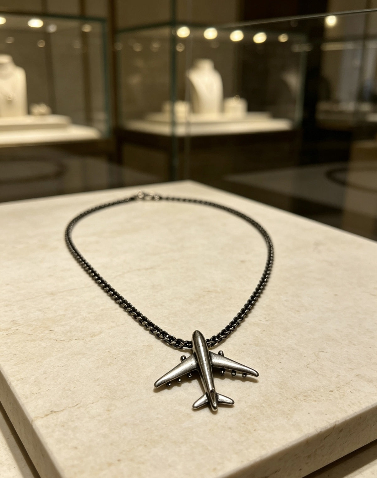 Chrome Hearts Sterling Silver Cross Necklace