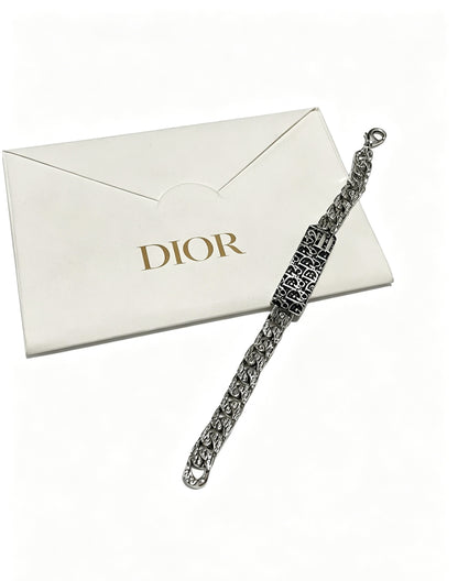 Dior Sterling Silver Chain Bracelet