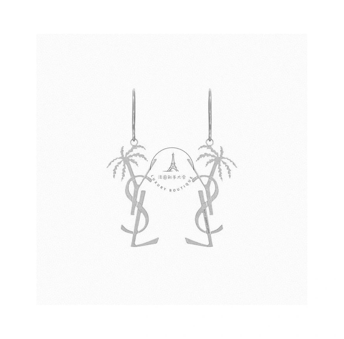 Saint Laurent Brass Earrings