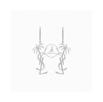 Saint Laurent Brass Earrings