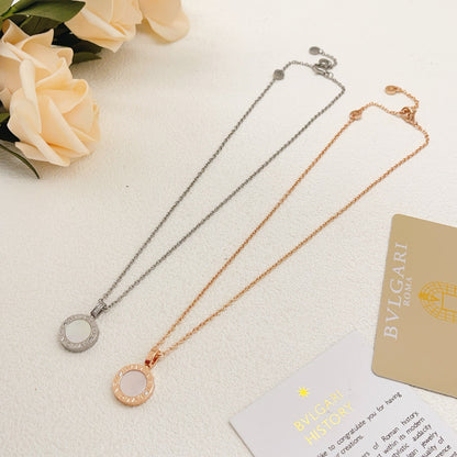 Bvlgari Brass Round Necklace
