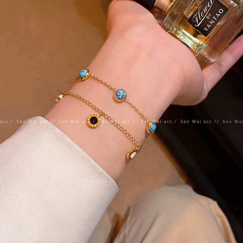 Bvlgari Brass Tassel Bracelet