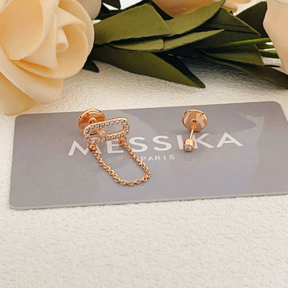 Messika Brass Tassel Earrings