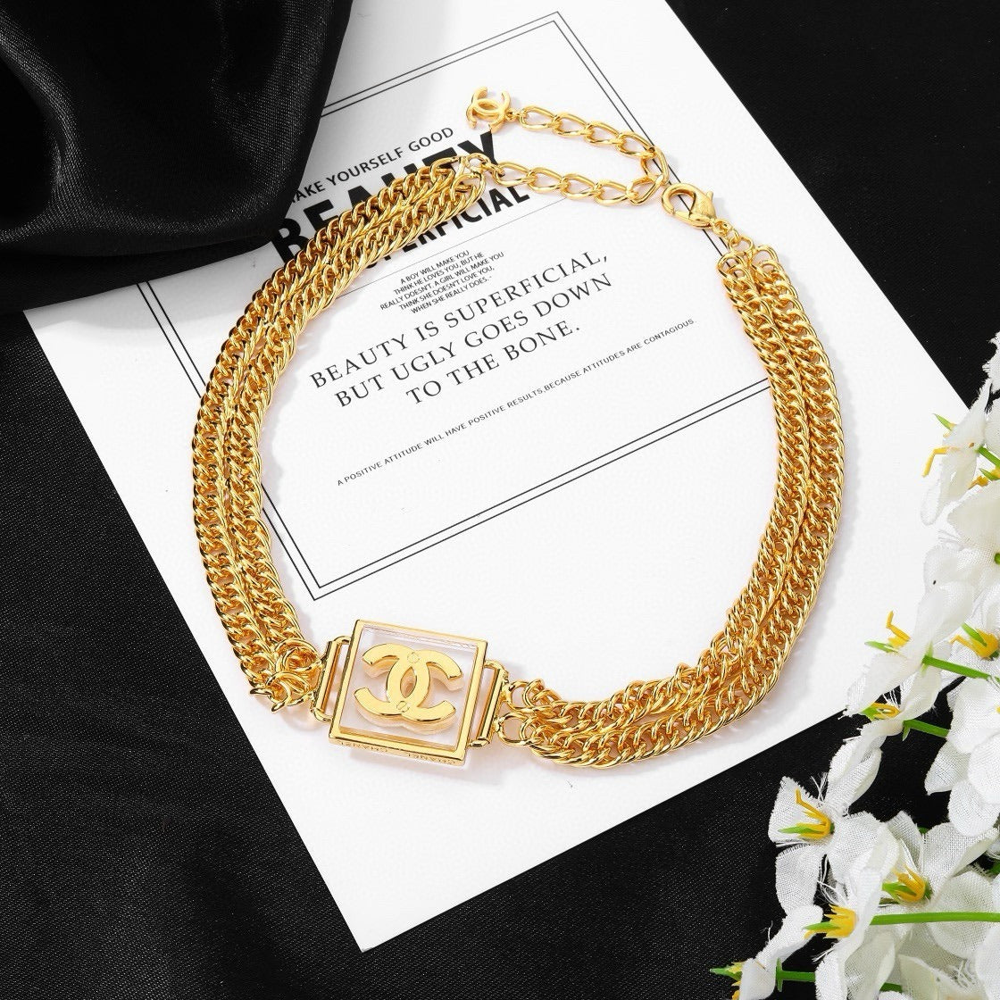 Chanel Brass Necklace