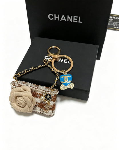 Chanel Vintage-Finish Keychain