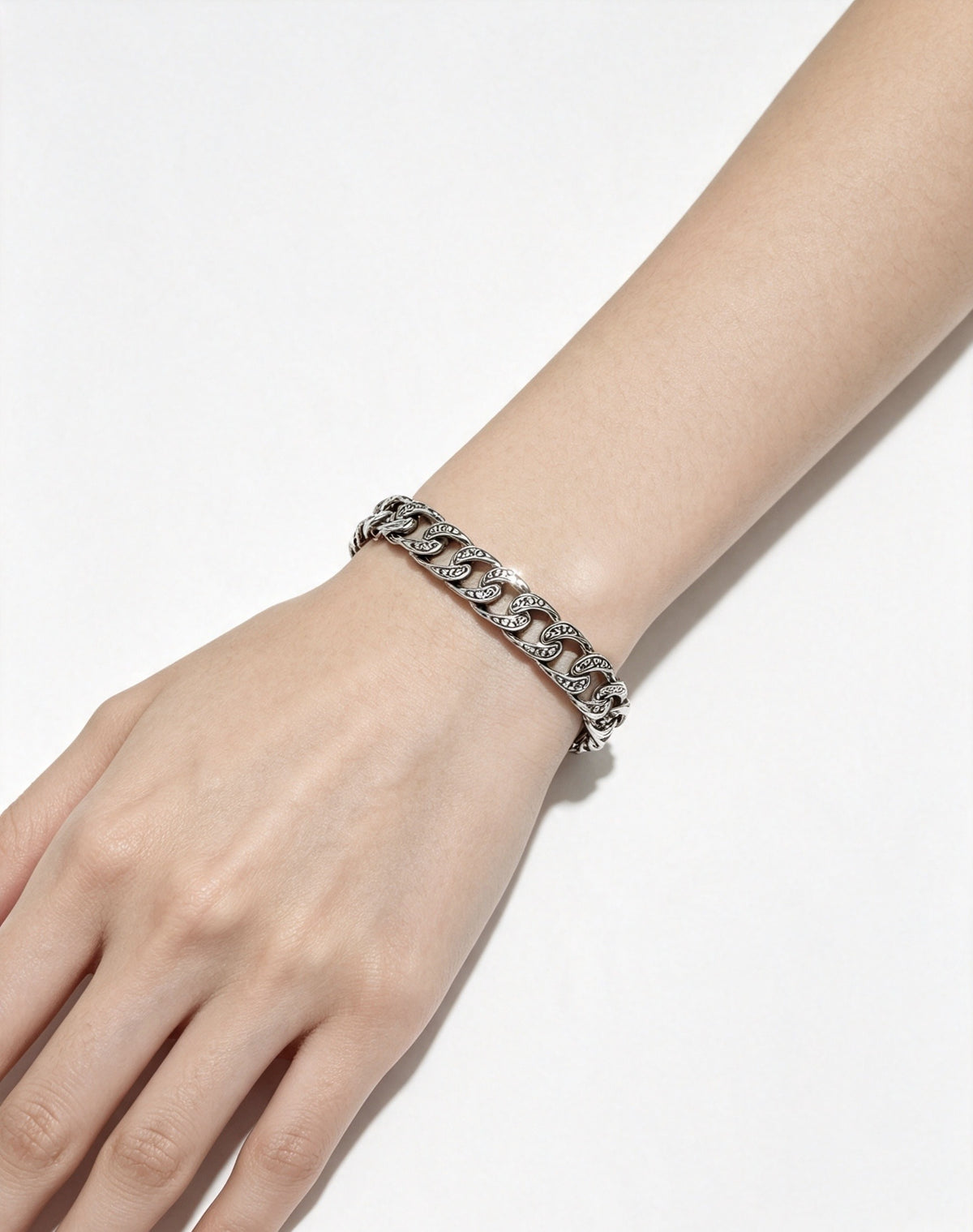 Dior Sterling Silver Chain Bracelet
