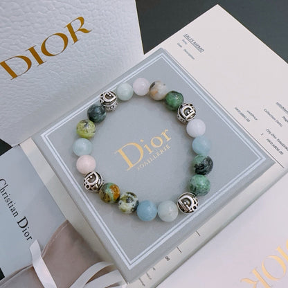 Dior Sterling Silver Vintage-Finish Bracelet