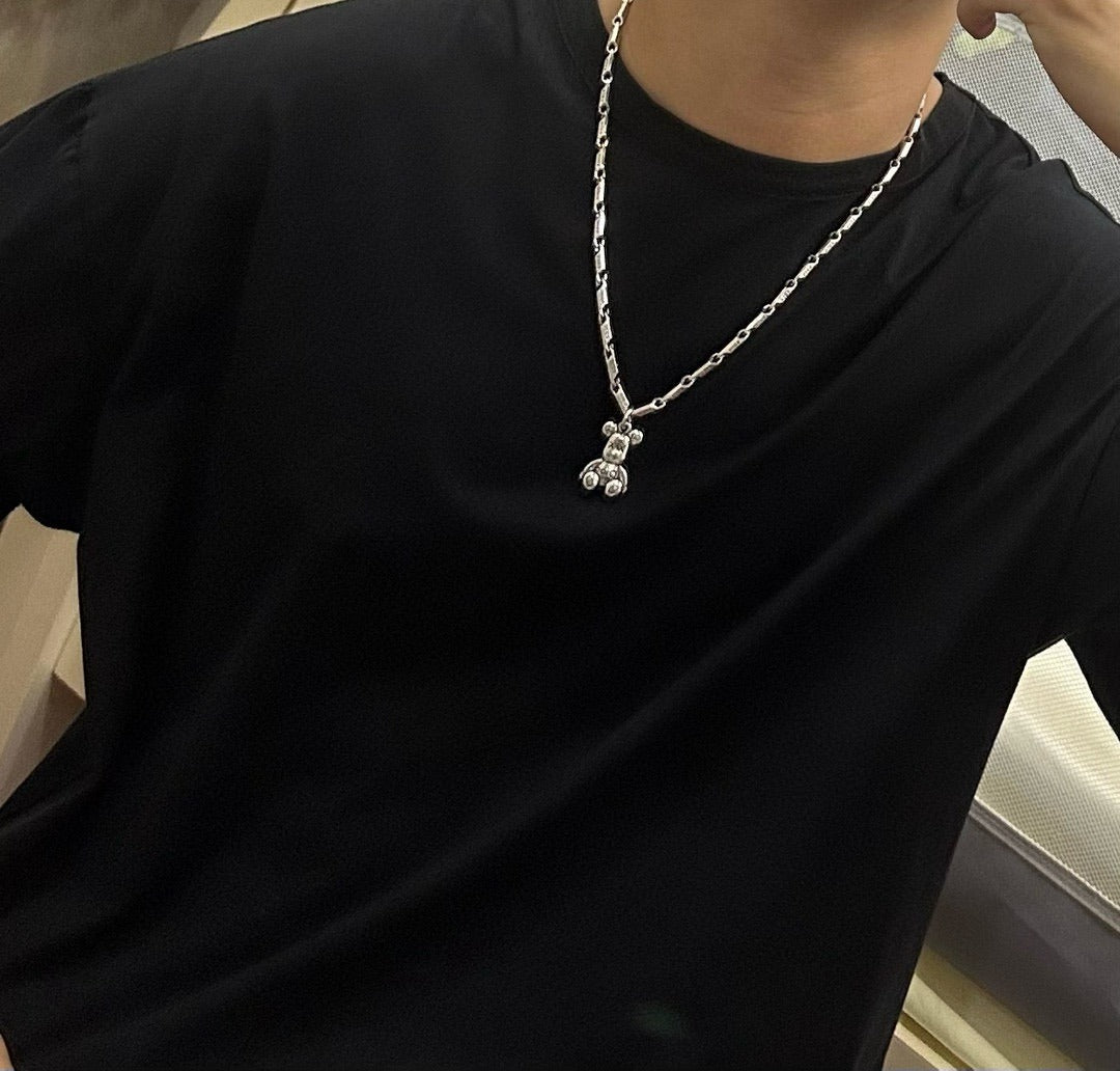 Dior Sterling Silver Chain Necklace