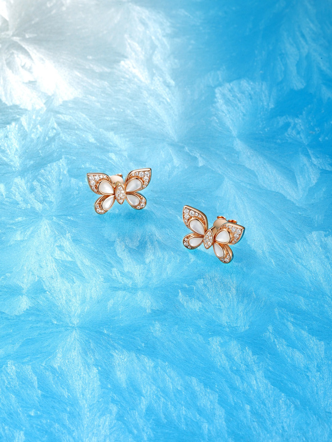 Unbranded Sterling Silver Butterfly Earrings