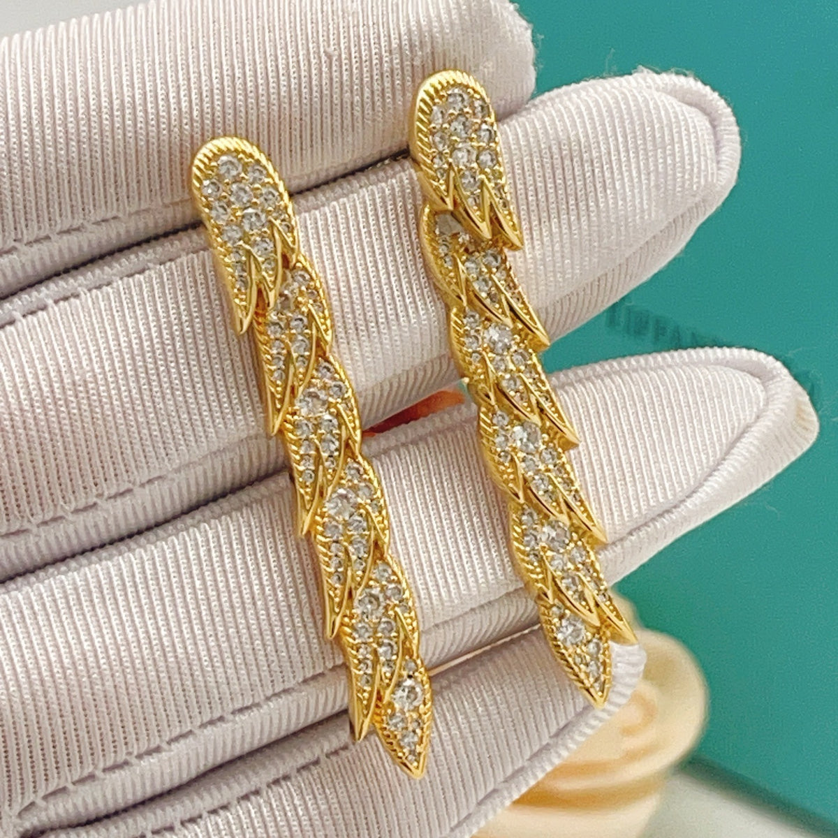 Tiffany & Co. Gold Brass Earrings