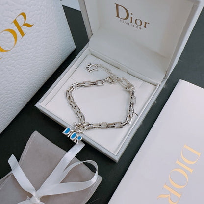 Dior Sterling Silver Chain Bracelet