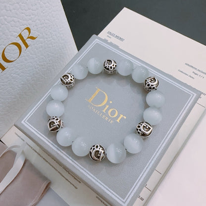 Dior Sterling Silver Vintage-Finish Bracelet