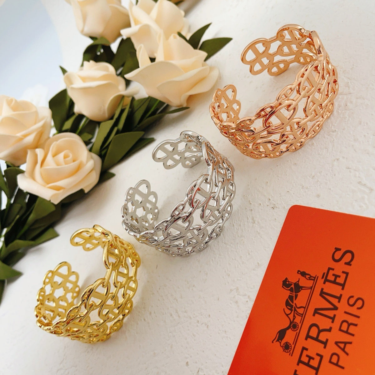 Hermes Brass Bracelet