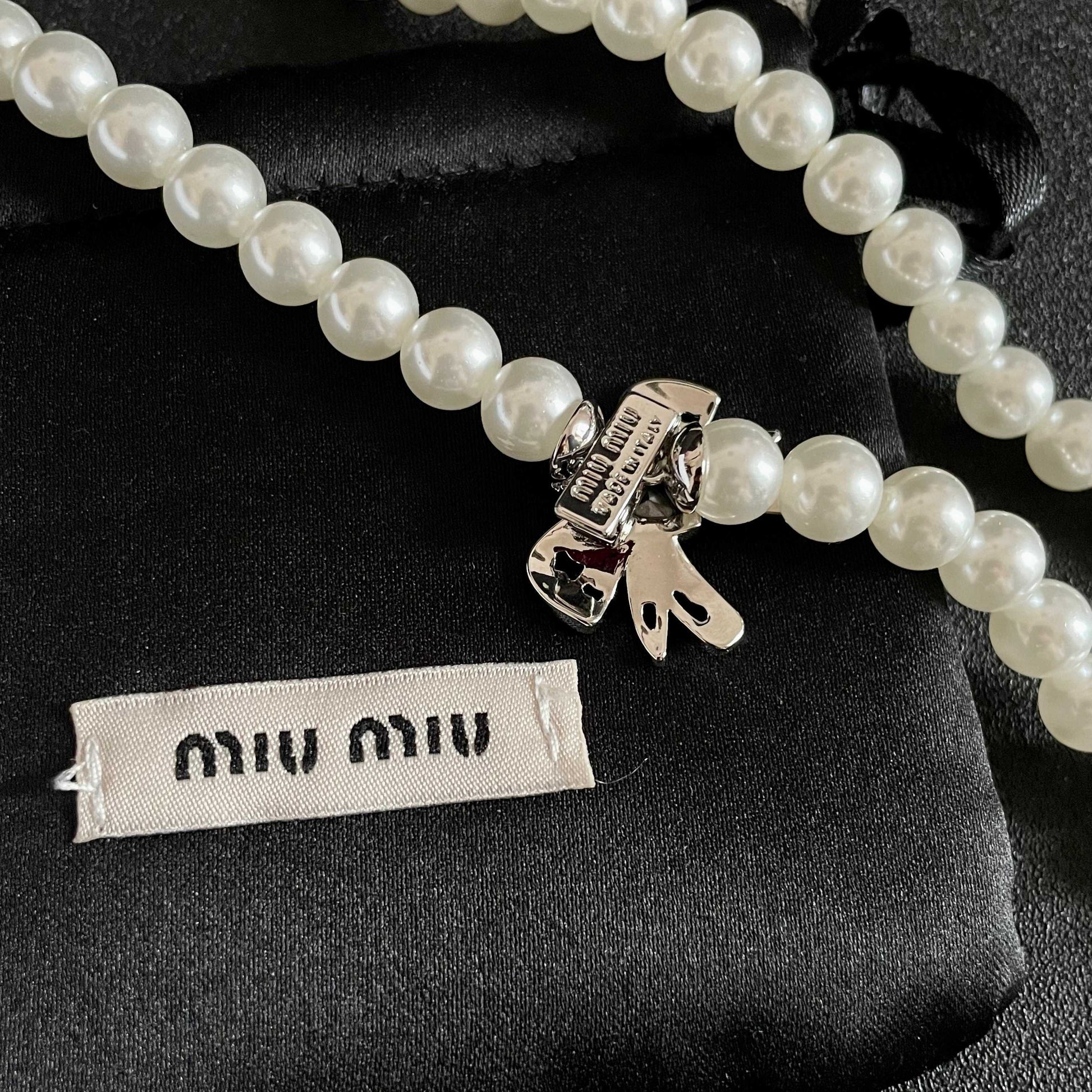 Miu Miu Pearl Necklace