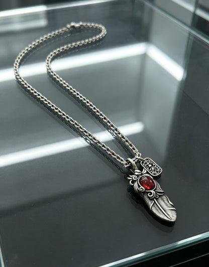 Chrome Hearts Sterling Silver Cross Necklace